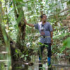 Ibrahim with the underground water source