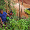 The main road built by PT Gema Kreasi Perdana