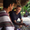 Dom Phillips, interviewing the Ashaninka Indigenous people