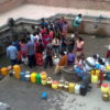 Water line in Kathmandu