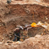 Artisanal miners in Rubaya area, DRC.