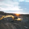 An excavator at a coal mine.