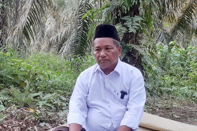 Batin Irasan, the village’s ketua adat, or spiritual leader.