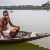 A man in a boat in Bodo