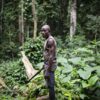 Man in the forest near village of Ngon, Ebolowa District, Cameroon. Ollivier Girard via Flickr (CC BY-NC-ND 2.0)