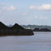 Coal on a barge near Tanjung Redeb, East Kalimantan.