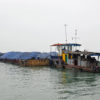 Commercial coal shipping in Vietnam.