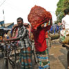 Street in Dhaka, Bangladesh.