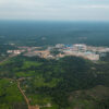 The Late Cheng Mining Development site in the Kampong Thom province section of Prey Lang Wildlife Sanctuary has encroached further into the protected forest as Chinese miners churn up the earth in search of gold. Image by Gerald Flynn / Mongabay.