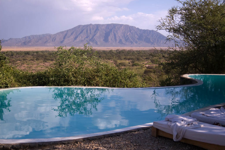 Infinity pool from the original Shompole Lodge. Image byDavid Orgel via Flickr (CC BY-NC 2.0)