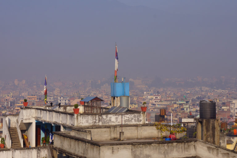 Air pollution in Kathmandu.