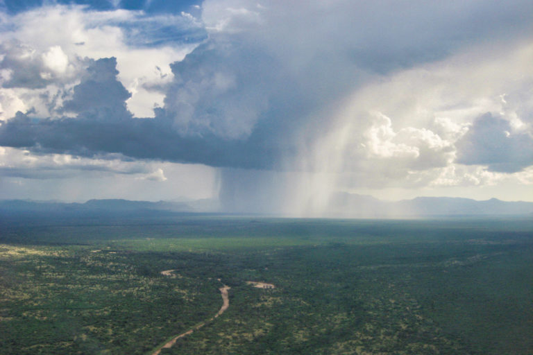 Rainstorm over Turkana, Kenya. Photo by Rhett A. Butler