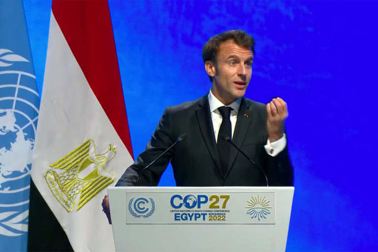 French President Emmanuel Macron.
