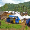 Temporary shelters.