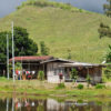 Power lines supply electricity to residents within the Tampakan project