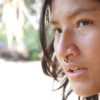 A recently contacted Machiguenga girlon the outskirts of Manu National Park in Cusco. Image by Ronald Reategui.