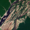 This Planet satellite image shows how extreme drought in the Amazon has reduced the Rio Negro to a trickle. Image Ⓒ 2023 Planet Labs PBC