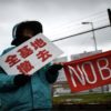 Okinawan protester. Image by Richard Atrero de Guzman/NurPhoto via Getty Images