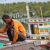 A migrant fisherman in Thailand.