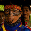 Portrait of Sarayaku Warmikuna, member of Mujeres Amazónicas (Amazonian Women). The women of the community were the first to be part of the collective known as Amazonian Women. Image courtesy of Esteffany Bravo.