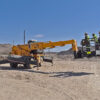 At a mining site in Uis, Namibia.